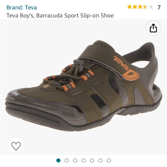 Teva Barracuda Slip on Shoe [hiking, size 4, comfortable, water shoes] - Picture 6 of 6